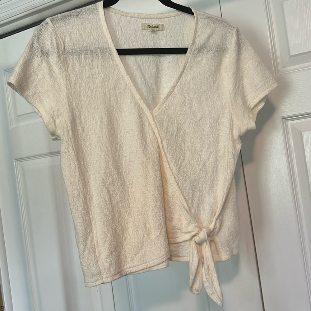 White Madewell Cross Body Top